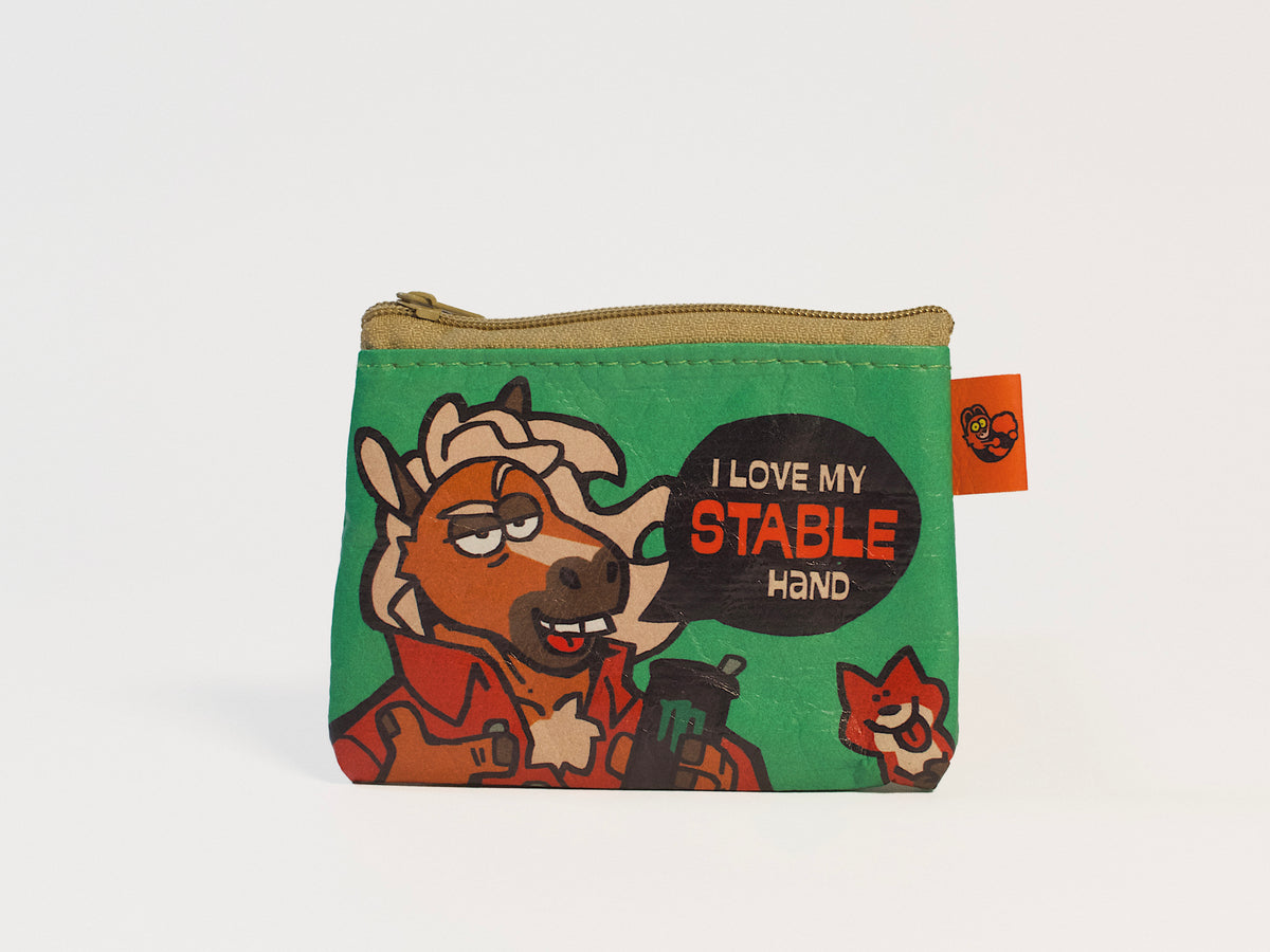 HORSE with fox Sticker Purse